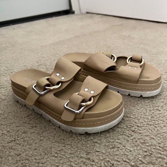 J/SLIDES Baha Summer Platform Sandal Size 7 - Picture 5 of 8